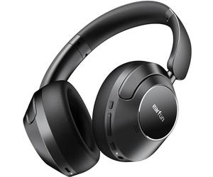 EarFun Wave Pro Auriculares Inalambricos Bluetooth con Cancelación de Ruido Activa, Cascos Inalambricos con Hi-Res Audio, LDAC, 80 Horas, 5 Micrófonos, EQ vía App, Conexión Multipunto, Ajuste Cómodo