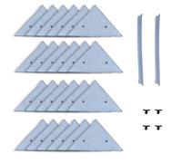 EARKI - Recambios para Limpiacristales Magnetico Doble Cristal - Accesorios de Limpiar Cristales Ventanas por Fuera - Repuestos para Limpia Cristales Magneticos