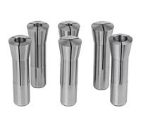Earl Diamond Juego de 6 pinzas de precisión R8 de 1/8"-3/4", soporte para portabrocas de fresado, torno T.I.R. 0.0000 pulgadas