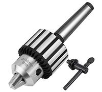 Earl Diamond Portabrocas súper resistente de 5/8 pulgadas con #2 Morse Taper Arbor & Chuck Key (5/8" MT2)