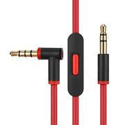 EARLA TEC Cable de Audio de Repuesto con micrófono en línea y Control para Auriculares Beats by Dr Dre Solo/Studio/Pro/Detox/Wireless/Mixr/Executive/Pill