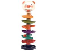 Early Education Throwing Ball Track Toy - Ball Drop Slide Toy | Toddler Throwing Ball Track Rolling Ball Slide Tower For 1-3 Years Old