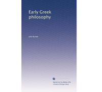 Early Greek philosophy