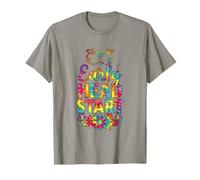 Early Head Start Tie Dye Manzanas Flores Mariposas Camiseta
