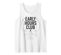 Early Hours Club Mañana Correr Café Casa Música Camiseta sin Mangas