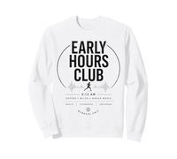 Early Hours Club Mañana Correr Café Casa Música Sudadera
