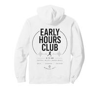 Early Hours Club Mañana Correr Café Casa Música Sudadera con Capucha
