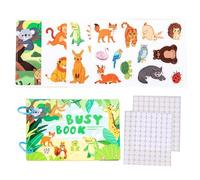 Early Learner Activity Folder, Tactile Growth Playbook for Kids, Stimulating Silent Binder for Girls and Boys, Foundational Education Toy for Household, Classroom, and Special Occasions