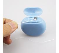 Earlywish Hilo dental encerado de menta, 10 unidades, 50 m/pieza, aprobado por la norma de la UE, hilo dental de nailon