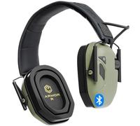 Earmor M300T - Protección auditiva electrónica con cápsula de disparo Bluetooth, orejeras de amortiguación de ruido para caza, disparo, aislamiento, valor SNR, 29 dB, control dinámico de ruido, Verde