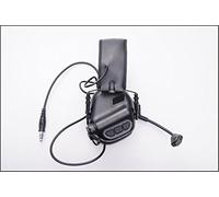 Earmor M32 MOD3 - Auriculares tácticos con protección auditiva con microfone (negro), Negro, L