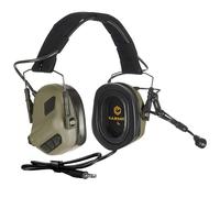 EARMOR M32 PLUS 2024 Varsion - Auriculares tácticos para caza y tiro con micrófono, amplificación de sonido, conector Nato TP120, verde, Talla única