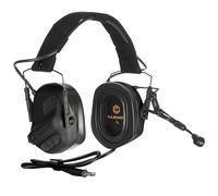 Earmor M32 PLUS 2025 Varsion - Auriculares tácticos para caza y tiro con micrófono, amplificación de sonido, revestimiento Nato TP120, verde (negro)