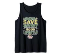 Earn Save Invest Good Lifestyle Finance Budget Money - Camiseta sin Mangas