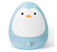 Earnest Living Humidificador de niebla fría 3 en 1 para bebé con difusor de aceites esenciales + luz nocturna, humidificador sin BPA para dormitorio de bebé/niños, guardería + habitaciones grandes