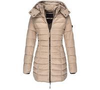 Earnmore Chaqueta Acolchada De AlgodóN para Mujer Nueva De Invierno, Chaqueta Acolchada Y Ajustada De Longitud Media para Mujer, Chaqueta Acolchada CáLida