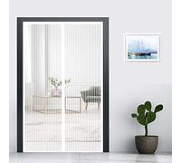 Earnmore Mosquitera Magnética, Versión Mejorada en 2025 Cortina Mosquitera Magnética Puertas Cierra Automáticamente, Fácil de Instalar Adecuado para Todas Puertas y Ventanas