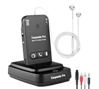 Earpanda Auriculares inalámbricos Pro TV para Personas Mayores con dificultades auditivas, Auriculares inalámbricos de TV para Personas Mayores, Ver televisión, Llamadas telefónicas/Chat, Volumen de