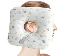 Earring Pillow - Relief Support, 11x11x3 inch Comfort Unit for Ear Sensitivity, Recovery Apparatus with Soft Covering, Wellness Item, Sensory Cushion for New Piercings, Healing Stages and Reduced