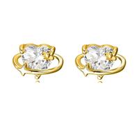 Earrings Love Heart Stud Earring For Women Girls Party