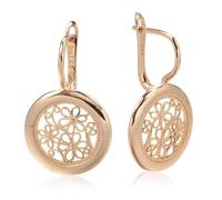 Earrings Stud Wen Personality Geetric Round Hollow Flower Wen'S Fashion Party Trendy
