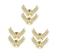Ears of Sweater Shirt Collar Wheat Ear Suit Clamp Brooch Anti-Slip Nose Clip Ring Cuff Tools Moon Wand Threaded Screws Gold Zinc Alloy