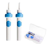 Earsavvy Ear Wax Removal Tool, ear suction device, Silicone Earwax Removal Tools, with 2 Replacement Heads, for Earwax Remover for Adults & Kids (2 PCS)