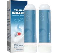 Earscalm Nasal Aspiration,Techsilen for Tinnitus,Tinnitus Inhaler,arscalm Tinnitus Nasal Aspiration,Relief for Ringing Ears,Instant Tinnitus Relief Nasal Inhaler,Relieve Ear Discomfort (2 pcs, 1g)