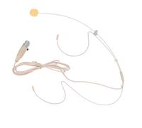 Earset Headworn Mic Micrófono Omnidireccional de Diseño Delgado para Presentadores Locutores de Televisión