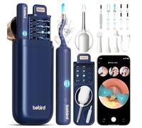 Earsight Earwax Removal Camera Light Tool Set, Otoscopio Inalámbrico Flexible, Extractor Visual Indoloro de Pinzas, Kit Portátil de Limpieza de Oídos para Adultos/Niños