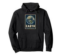 Earth Celestial Globe RA DEC Mapa de la Carta de Estrellas Sudadera con Capucha