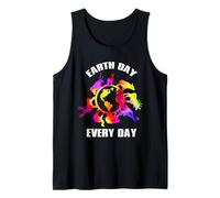 Earth Day Every Day Funny Animals Lovers Earth Day Camiseta sin Mangas