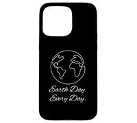 Earth Day Every Day Planet Environment Continuous Line Art Carcasa para iPhone 15 Pro MAX