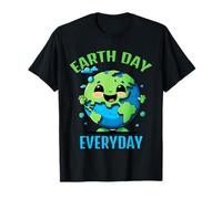 Earth Day Everyday, Happy Planet, Globo, Hombres, Mujeres, Niños Camiseta