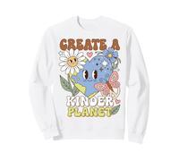 Earth Day Kindness Create A Kinder Planet Positive Message Sudadera