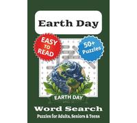 Earth Day Word Search Puzzle Book: Word Searches with Easy to Read Print about Earth Day | 6x9 inches, 110 pages | 50+ Puzzles