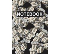 EARTH ESSENCE - ANIMATED ROCKS & STONES THEME NOTEBOOK: Nature-Inspired Iconic Durability of Earthy Rocks/Stones on Bold Black Canvas Themed Design Notepad Journal - 6 X 9 INCHES - 150 PAGES