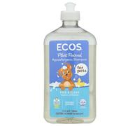 Earth Friendly - ¡ECOS para los animales domésticos! Champú de condicionamiento hipoalérgico sin perfume - 17 oz.