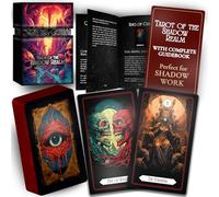 Earth Moon Magick - Tarot of The Shadow Realm - 78 + 2 tarjetas adicionales, guía con palabras clave, juego de cartas de tarot oracle, ideal para trabajos de sombra, perfecto para principiantes y