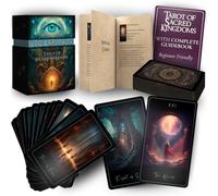 Earth Moon Magick The Tarot of Sacred Kingdoms - Cartas del Tarot de la Luna - Juego de Tarot de 78 cartas con guía - Tarjetas de Oracle para el trabajo espiritual y sombra, perfectas para