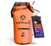 Earth Pak Bolsa Seca Impermeable de 40 L, Bolsa de compresión con Cremallera para Kayak
