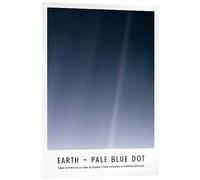 Earth - Pale Blue Dot Cuadro de metacrilato de NASA 13 x 18 cm Azul Cuadros Decoración para la pared