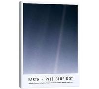 Earth - Pale Blue Dot Lienzo de NASA 30 x 40 cm Azul Cuadros Decoración para la pared