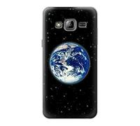 Earth Planet Space Star Nebula Funda Carcasa Case para Samsung Galaxy J3 (2016)