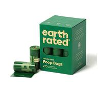 Earth Rated Bolsas para heces de perro, para mascotas a prueba de fugas y extragruesas, aptas para perros de cualquier tamaño, Rollos de recarga, sin aroma, 270 unidades