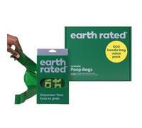 Earth Rated Bolsas para heces de perro, resistentes y a prueba de fugas, con asas fáciles de atar, aroma a lavanda, 600 unidades