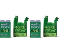 Earth Rated Bolsas para heces de perro, resistentes y a prueba de fugas, con asas fáciles de atar, aroma a lavanda, 120 unidades (Paquete de 2)