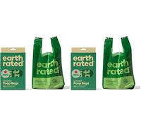 Earth Rated Bolsas para heces de perro, resistentes y a prueba de fugas, con asas fáciles de atar, sin aroma, 120 unidades (Paquete de 2)