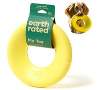 Earth Rated Juguete de Disco Volador para Perros, Juguete Interactivo de platillo Volador para Perros Adultos y Cachorros, Flota en el Agua, Grande, Amarillo