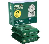 Earth Rated Toallitas hipoalergénicas para Perros, para Limpiar y Eliminar olores de Patas, Cuerpo y Trasero, Cachorros y Perros Adultos, Aroma a Lavanda, 400 Unidades
